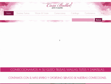 Tablet Screenshot of casaballet.com